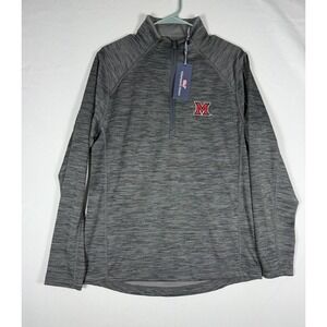NWT Vineyard Vines Pullover Men Small Miami Ohio University Performance 1/4 Zip